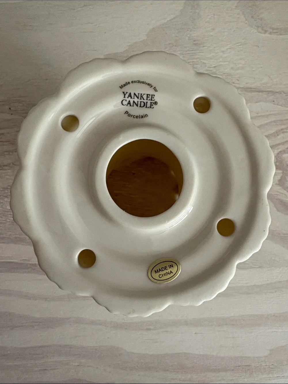 Vintage Yankee Candle Lamp Shade Candle Topper